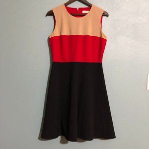 Calvin Klein Colorblock A-line Dress